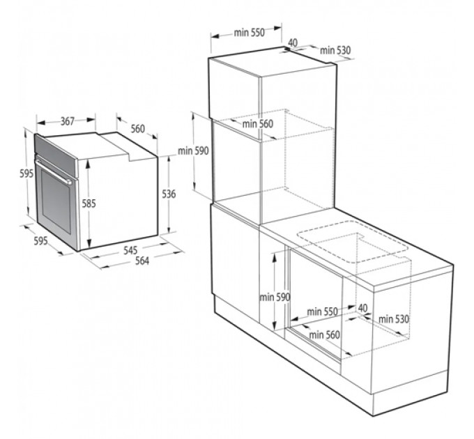 Духова шафа GORENJE BPS6737E13WG