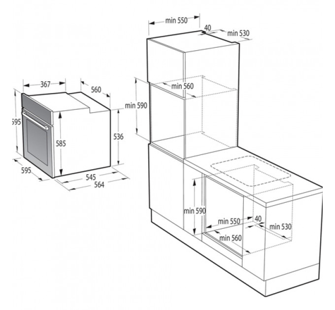 Духова шафа GORENJE BSA6747A04X