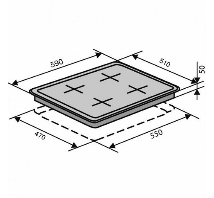 Варильна панель VENTOLUX HG E7 CEST (X)