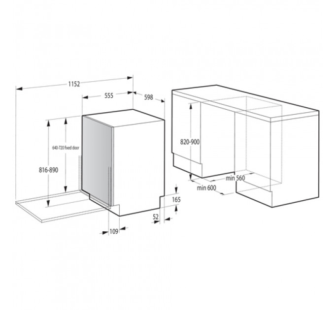 Посудомийна машина GORENJE GV642C60 