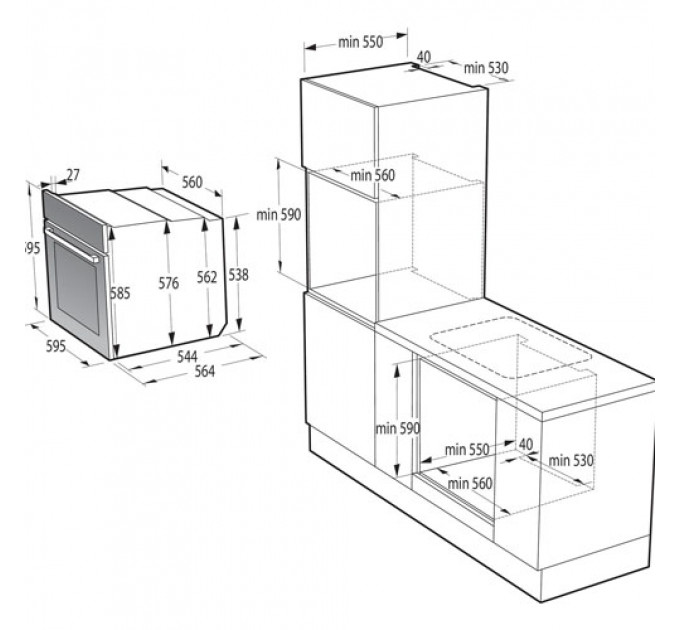 Духова шафа gorenje BPS6737E04DBG