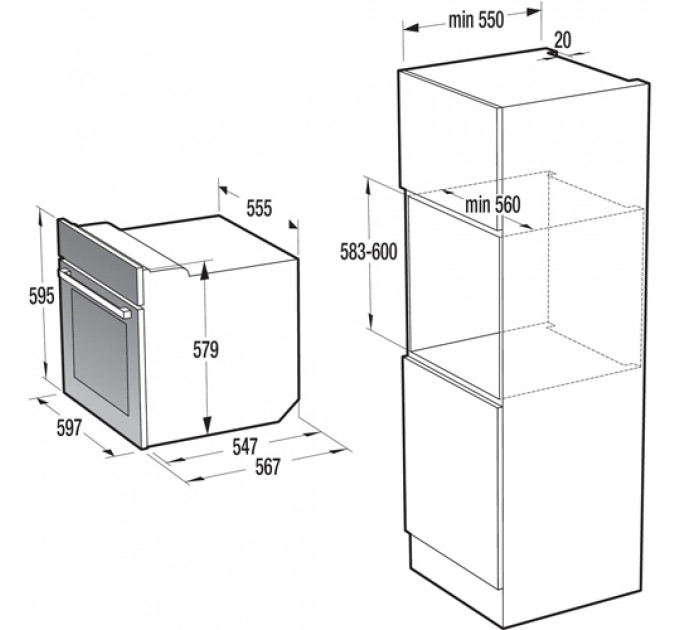 Духова шафа GORENJE BO735E20X-2