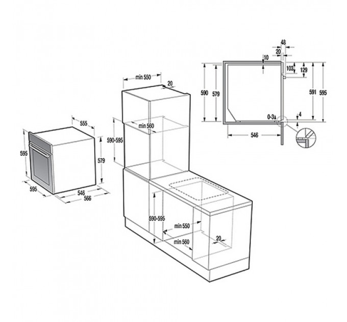 Духова шафа GORENJE BCS798S24X