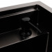 Кухонна мийка PLATINUM TZ 50*50 PVD чорна прихована Handmade