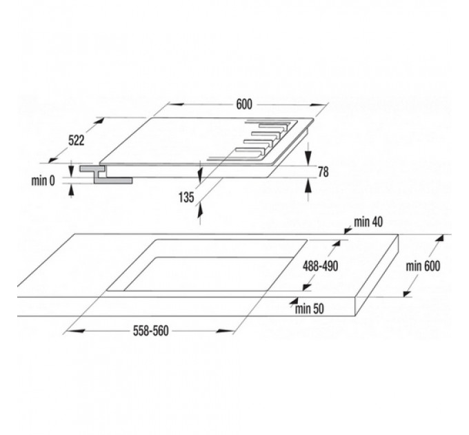 Варильна панель GORENJE GTW6D41B