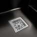 Кухонна мийка PLATINUM 58*43 PVD чорна монтаж під столешню Handmade HSB (квадратний сифон 3,0/1,0)