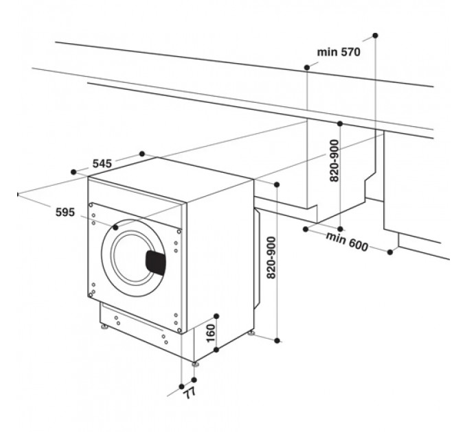 Пральна машина WHIRLPOOL WDWG961484EU