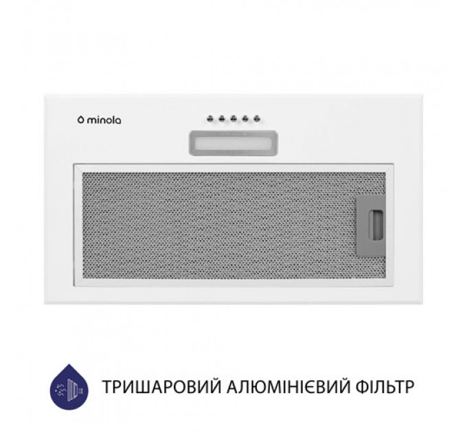 Витяжка MINOLA HBI 5614 WH 1000 LED