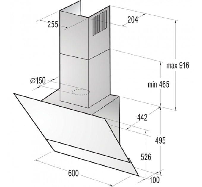 Витяжка GORENJE DVG 6565 KRB