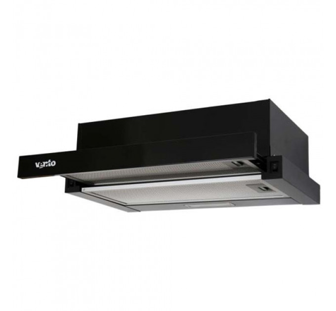 Витяжка VENTOLUX GARDA 50 BK (500) LED