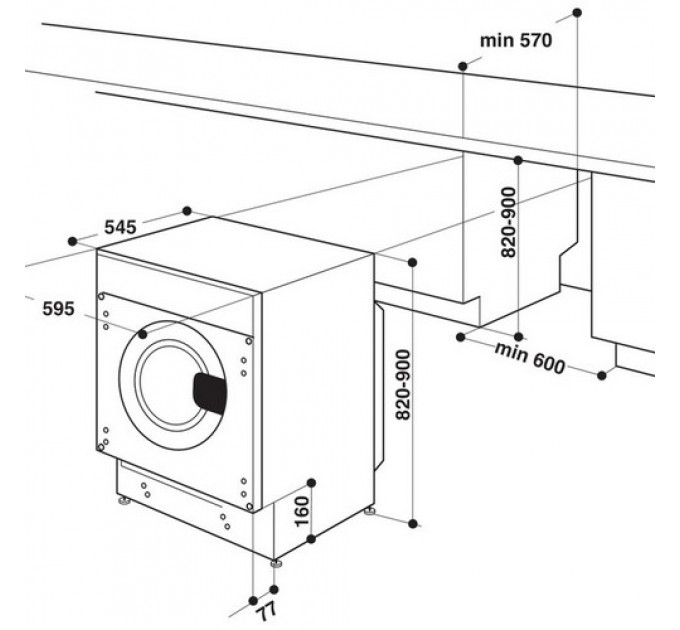 Пральна машина WHIRLPOOL WMWG81484