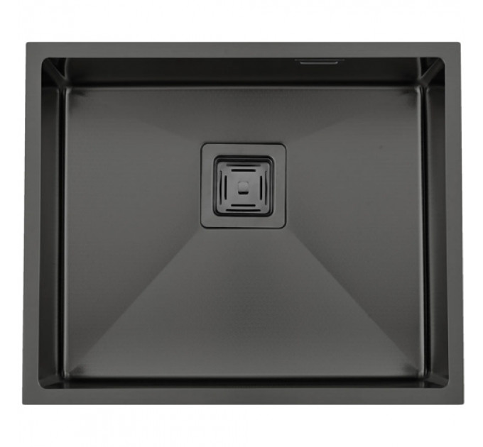Кухонна мийка FABIANO Quadro 53 Celldecor Nano Graphite
