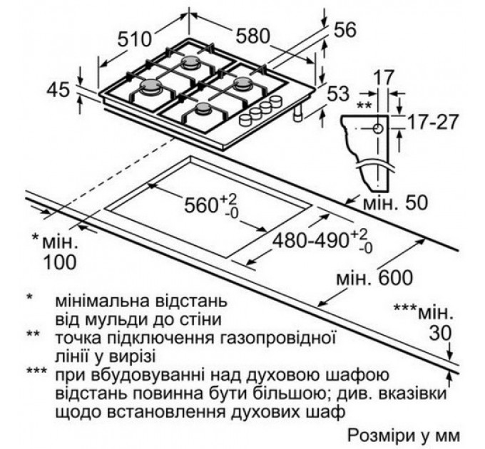 Варильна панель BOSCH PBP 6B 3B 60