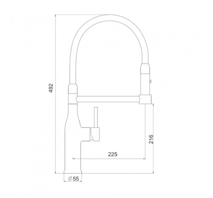 Кухонний змішувач GAPPO G4398-55