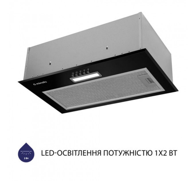 Витяжка MINOLA HBI 5614 BL 1000 LED