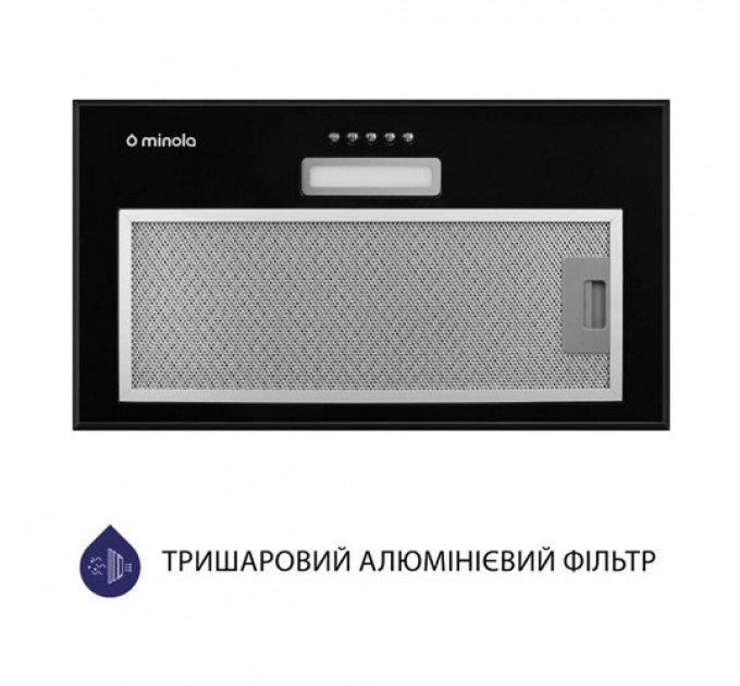 Витяжка MINOLA HBI 5614 BL 1000 LED