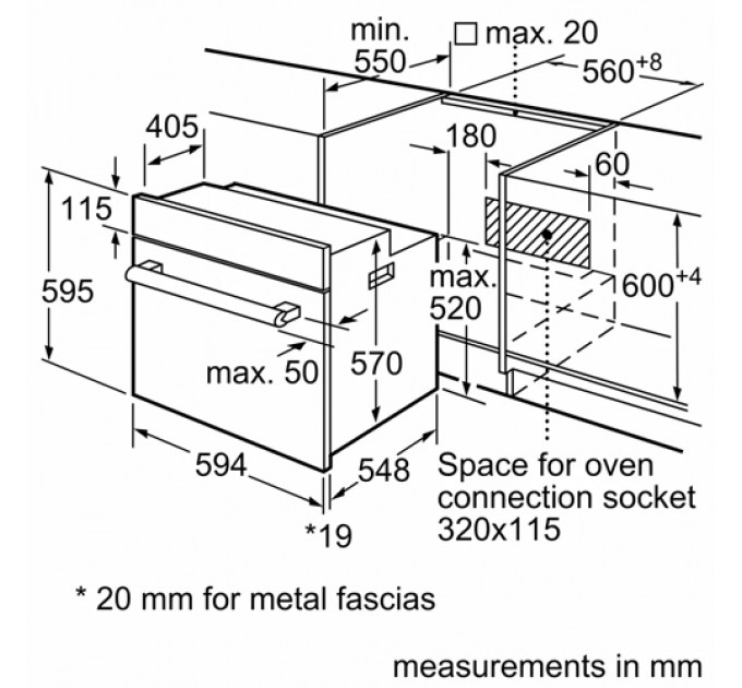 Духова шафа BOSCH HBF512BB1T