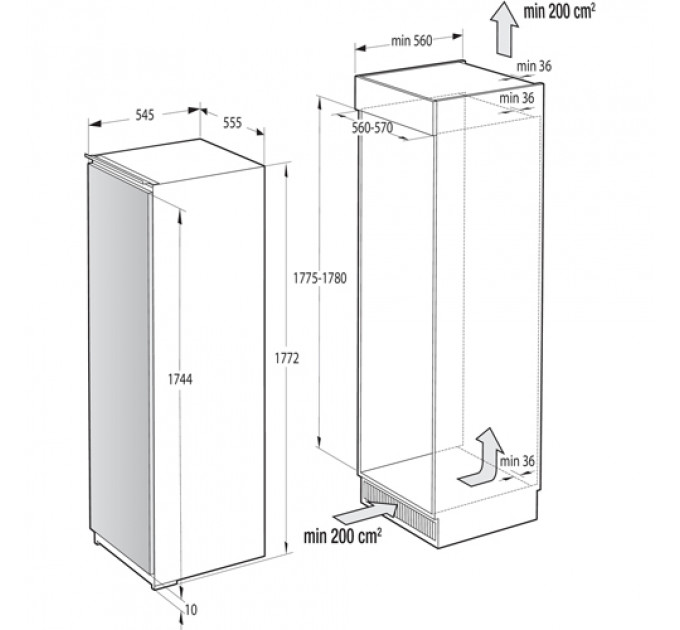 Морозильна камера GORENJE FNI5182A1