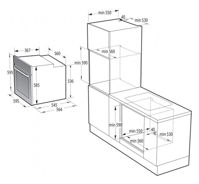 Духова шафа GORENJE BPS6737E14X