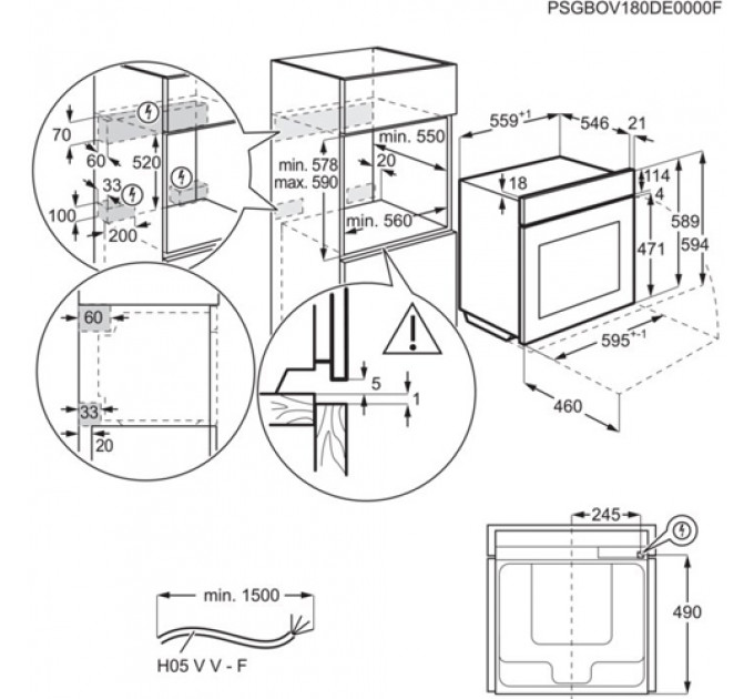 Духова шафа ELECTROLUX KOAAS31WT