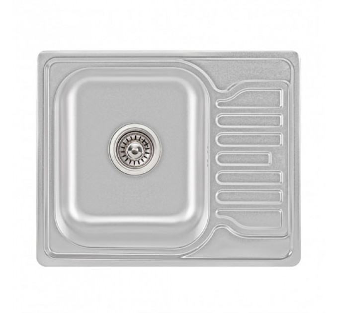 Кухонна мийка LIDZ 5848 Satin 0,8 mm
