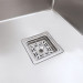 Кухонна мийка PLATINUM Handmade HSB 40*50 (квадратний сифон 3,0/1,0)