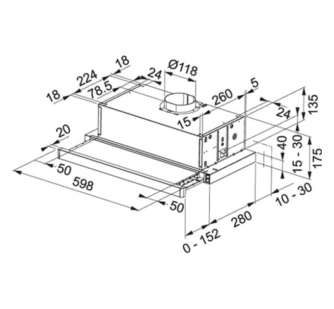 Витяжка FRANKE FTC 6032 WH