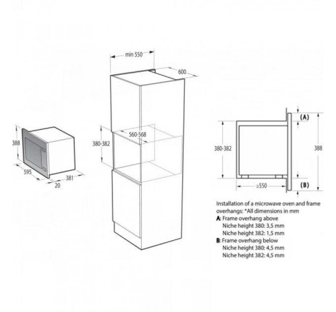 Мікрохвильова піч GORENJE BM251SG2BG