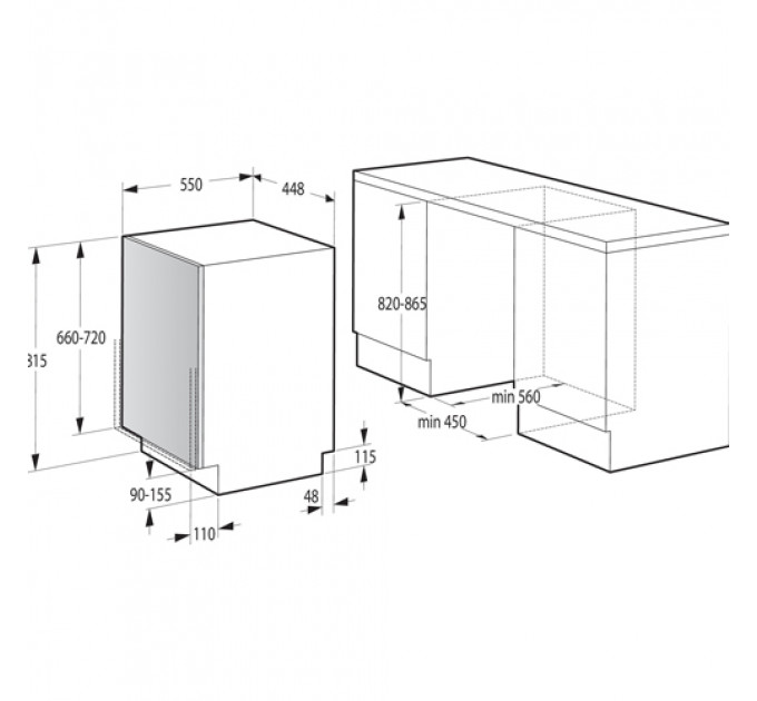 Посудомийна машина GORENJE GV520E10 S