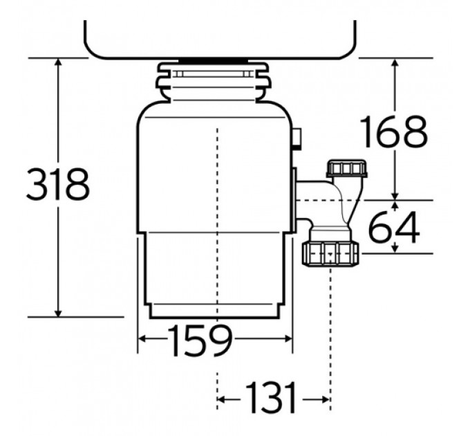 Подрібнювач харчових відходів INSINKERATOR MODEL 46-2