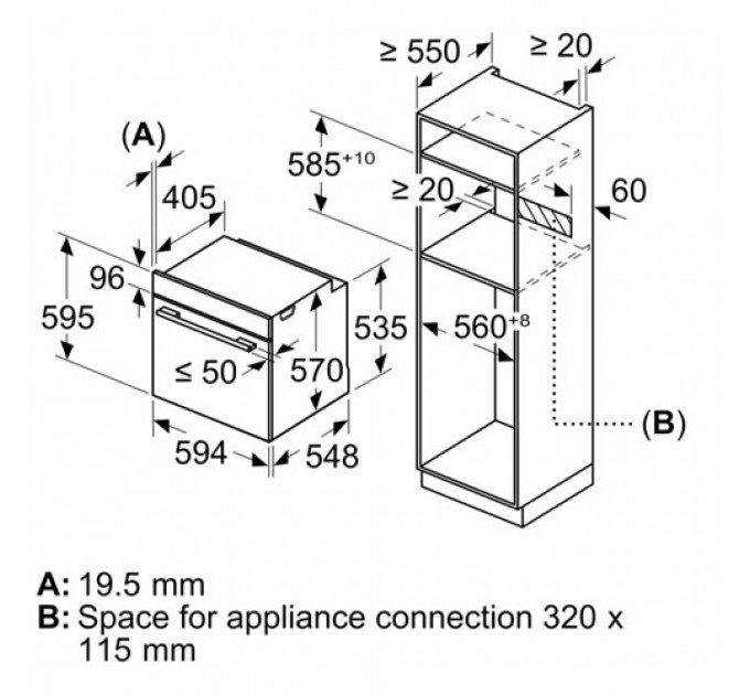 Духова шафа BOSCH HBF011BR0Q