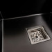 Кухонна мийка PLATINUM 78*50B L PVD Black Handmade (два отвори ,квадратний сифон 3.0/1.0)