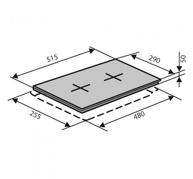 Варильна панель VENTOLUX HSF320 (WH) 3