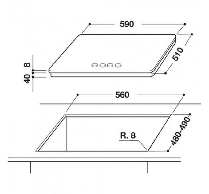 Варильна панель WHIRLPOOL GOA6425 NB