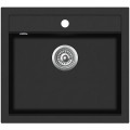 Кухонна мийка AQUASANITA QUADRO SQQ 100W-601 Black metallic