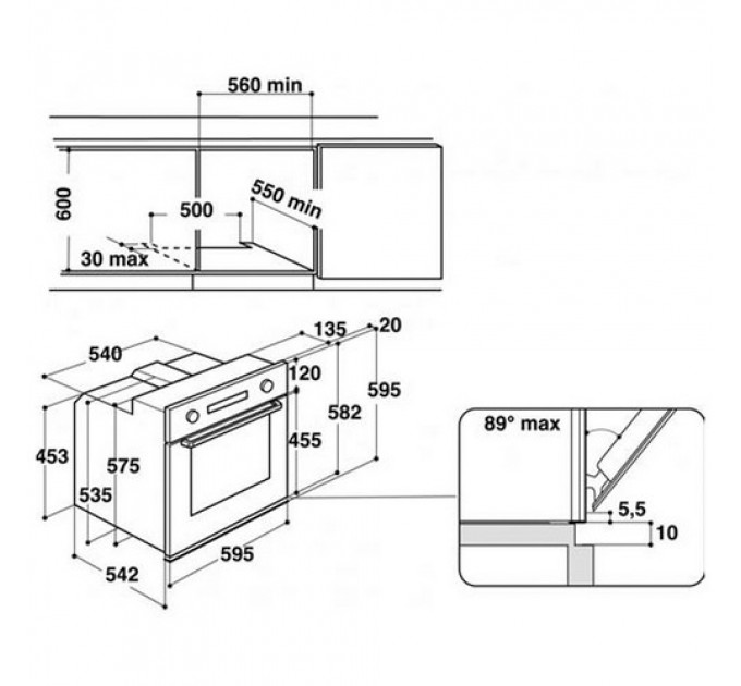 Духова шафа WHIRLPOOL AKP 446 IX