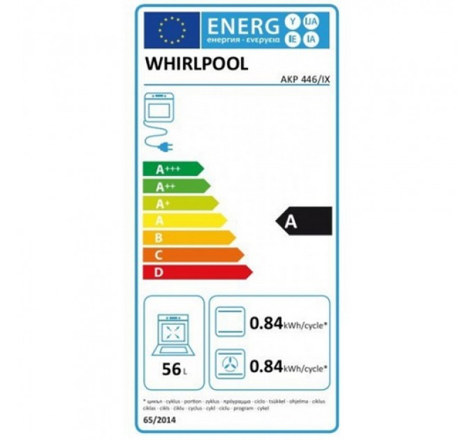 Духова шафа WHIRLPOOL AKP 446 IX