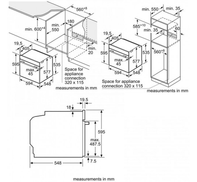 Духова шафа BOSCH HBG7741W1