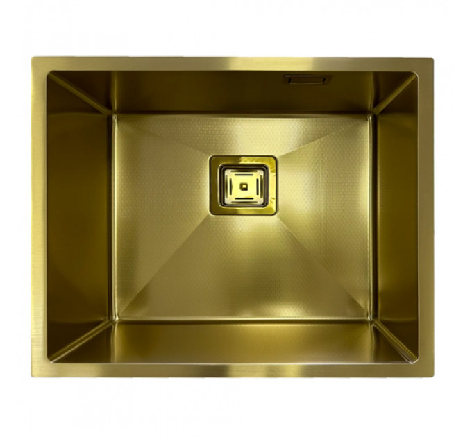 Кухонна мийка FABIANO Quadro 53 Celldecor Nano Gold