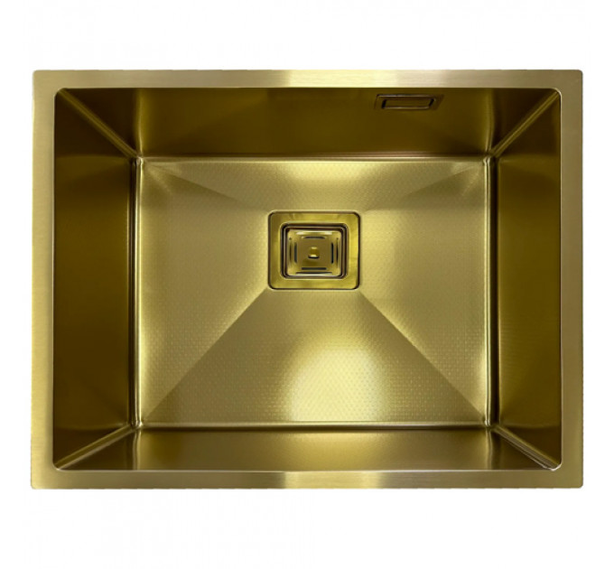 Кухонна мийка FABIANO Quadro 53 Celldecor Nano Gold