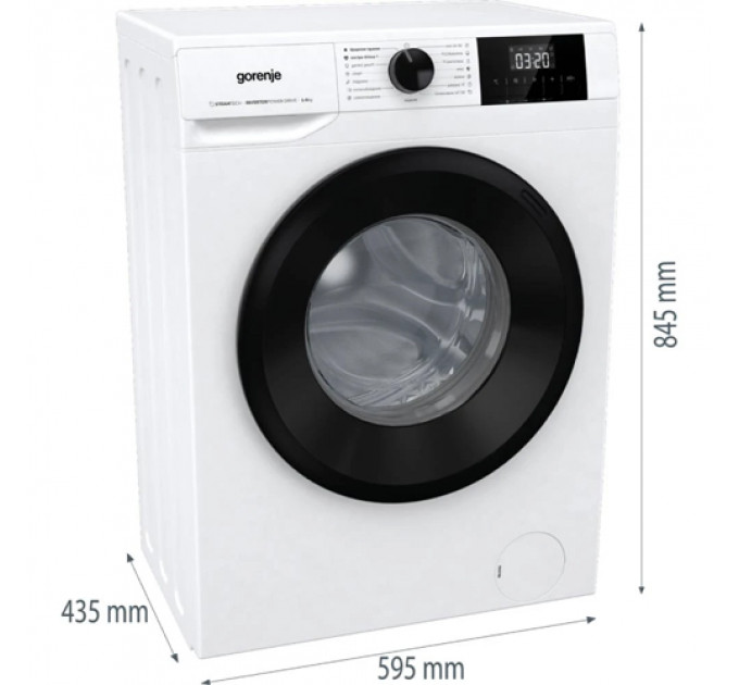 Пральна машина gorenje W3NGPI62SBS/UA