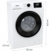 Пральна машина gorenje W3NGPI62SBS/UA