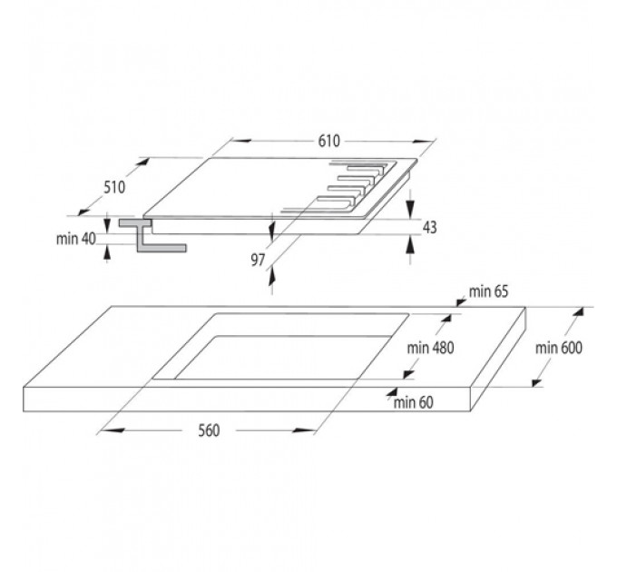 Варильна поверхня GORENJE GTW 641 KB