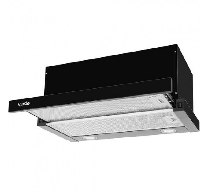 Витяжка VENTOLUХ GARDA 60 BK (800) LED