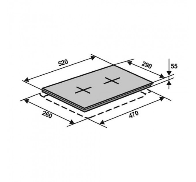 Варильна поверхня VENTOLUX HG320G CEST (BK) 7