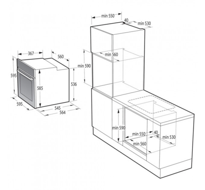 Духова шафа GORENJE BOS6737E06B