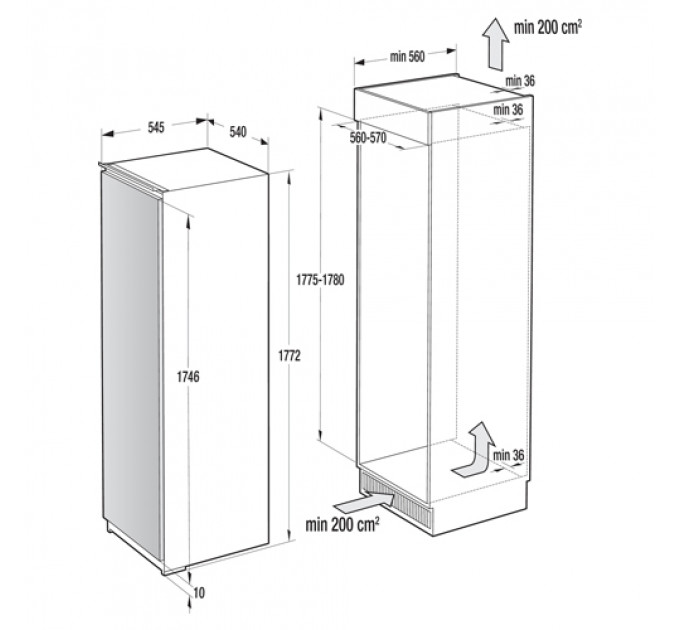 Холодильник  GORENJE RI2181 A1