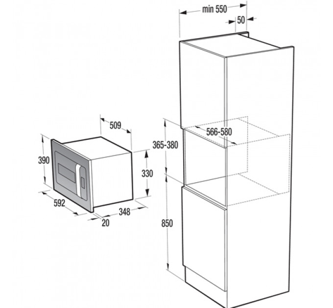 Мікрохвильова піч GORENJE BM235ORA W