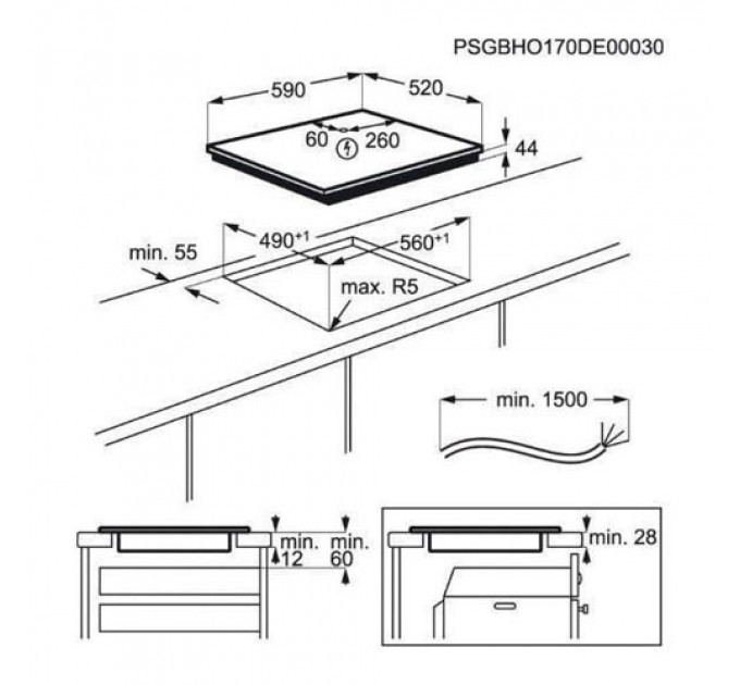 Варильна поверхня ELECTROLUX EIT61443B