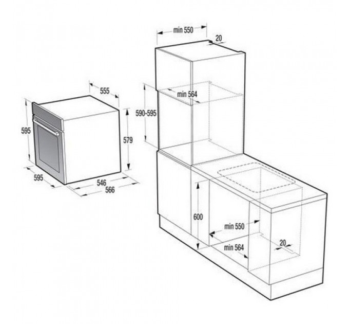 Духова шафа GORENJE BO747ST